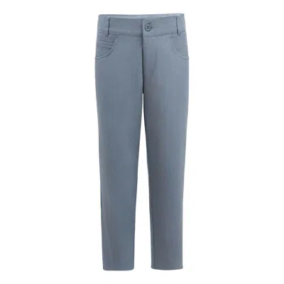 Moustache Light Blue Casual Pants