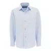 Moustache Light Blue Solid Dress Shirt