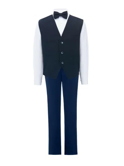 Moustache Little Boy's & Boy's Benito Vest Outfit In Multi