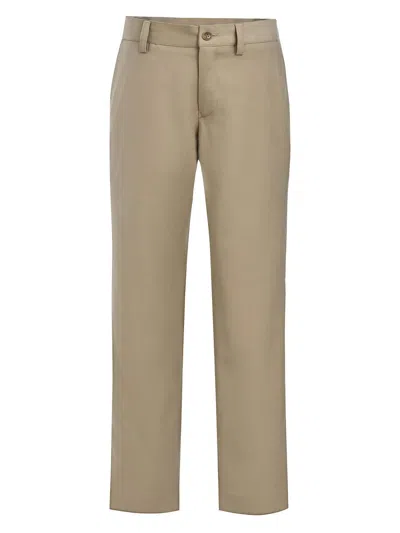 Moustache Little Boy's & Boy's Formal Dress Pants In Brown