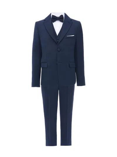 Moustache Kids' Little Boy's & Boy's Formal Suit In Blue