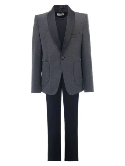 Moustache Kids' Little Boy's & Boy's Olivero Suit In Grey