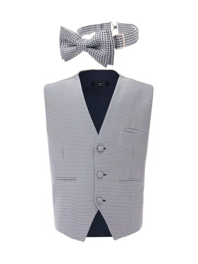 Moustache Kids' Little Boy's & Boy's Pin Vest & Bow-tie In Gray