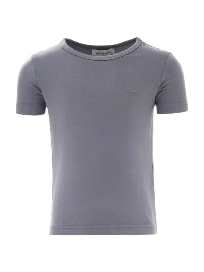 Moustache Little Boy's & Boy's Solid T-shirt In Grey