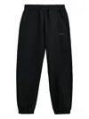 Moustache Logo-detail Tracksuit Pants In Black