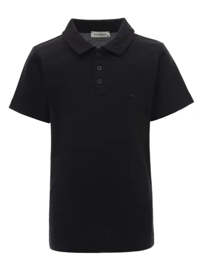 MOUSTACHE LOGO-EMBROIDERED POLO SHIRT