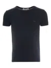 Moustache Logo-print T-shirt In Black