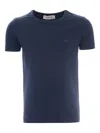 Moustache Logo-print T-shirt In Blau