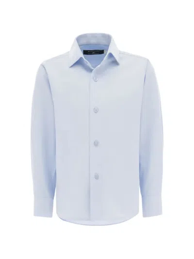 Moustache Kids' Long-sleeve Shirt In Blue
