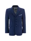 Moustache Microdot Blazer In Blue