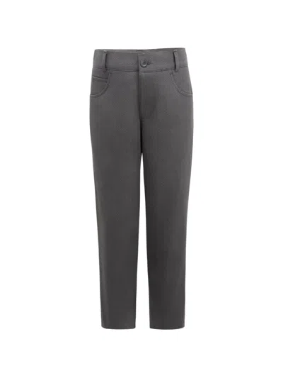 Moustache Kids' Micro-patterned Trousers In Black