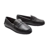 Moustache Kids'  Mocha Faux Leather Penny Loafers By Childsplay Clothing In Brown