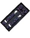 Moustache Multi-patterned Blue Suspenders Set