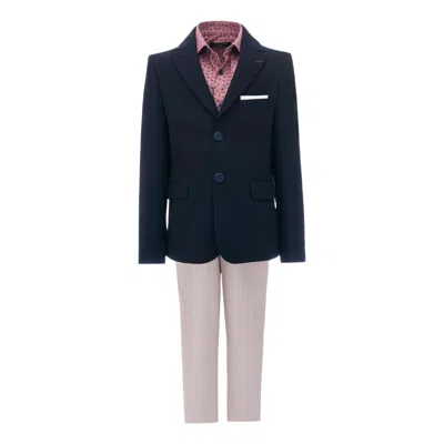 Moustache Navy Declan Formal Dress Outfit