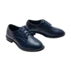 Moustache Kids'  Navy Derby Dress Shoes By Childsplay Clothing In Blue