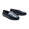 Moustache Navy Faux Leather Penny Loafers By Childsplay Clothing In Multi