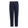 Moustache Navy Formal Pants