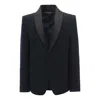 Moustache Navy Shawl Lapel Blazer