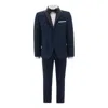 Moustache Navy Shawl Lapel Suit By Childsplay Clothing