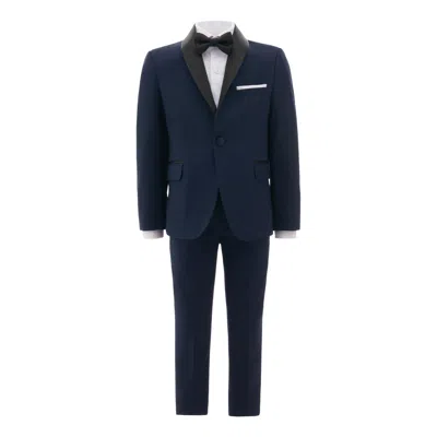 Moustache Navy Shawl Lapel Suit By Childsplay Clothing