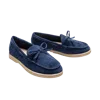 Moustache Navy Suede Formal Laced Dress Shoes By Childsplay Clothing In Blue