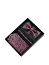 Moustache Paisley-patterned Accessory Set In Pink