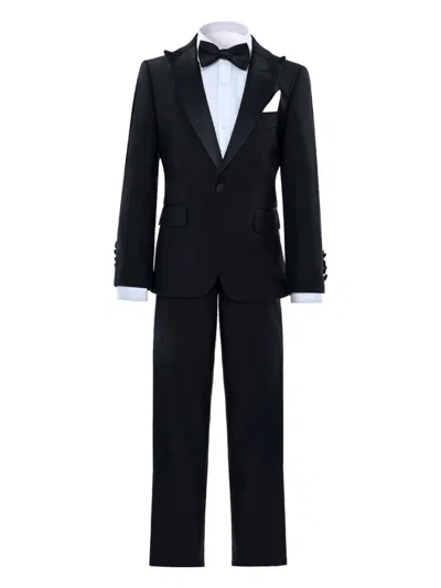 Moustache Kids' Peak-lapels Suit In Black