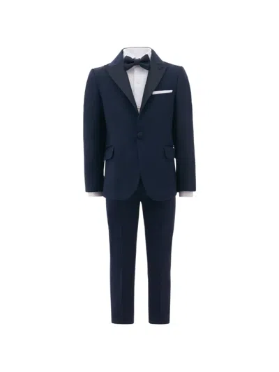 MOUSTACHE PEAK-LAPEL FOUR-PIECE SUIT