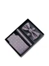 Moustache Polka-dot Accessory Set In Purple