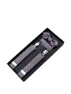 Moustache Polka-dot Accessory Set In Purple