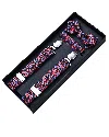 Moustache Red And Blue Paisley Suspender Set In Multi