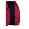 Moustache Red Rings Peak Lapel Blazer