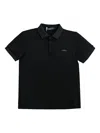 Moustache Short-sleeve Polo Shirt In Black