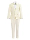 Moustache Single-breasted Suit Set (set Of Four) In Neutral