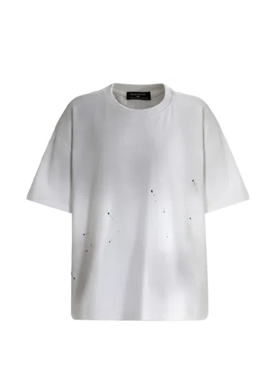 Moustache Splatter-print Oversized T-shirt In Multi