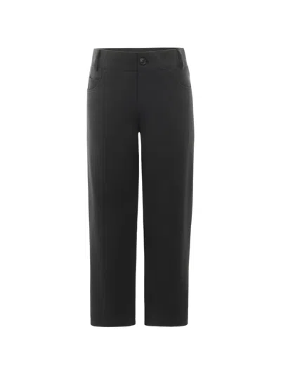 Moustache Kids' Straight-leg Trousers In Black