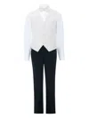Moustache Taddeo Floral-print Vest Set In White