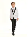 Moustache White  Shawl Lapel Tuxedo Set By Childsplay Clothing