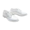 Moustache Kids'  White Oxford Laced Dress Shoes By Childsplay Clothing