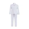 Moustache White Suit Peak Lapel Tuxedo Set By Childsplay Clothing