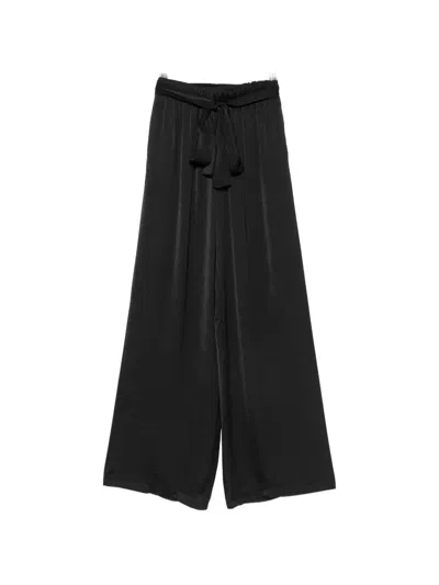 Moutaki Belted Pocket Trousers In Black