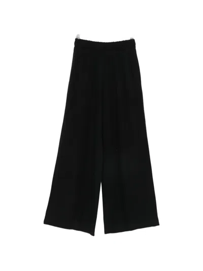 Moutaki Elasticated-waistband Palazzo Pants In Black