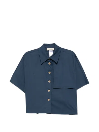 Moutaki Panel-detail Shirt In Blue