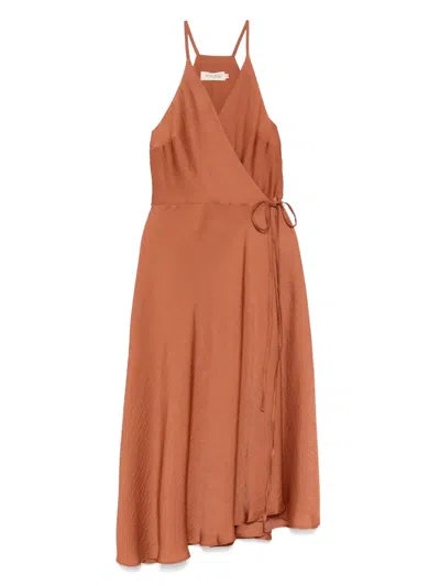 Moutaki Satin Midi Dress