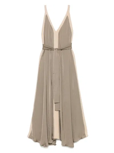 Moutaki Satin Midi Dress