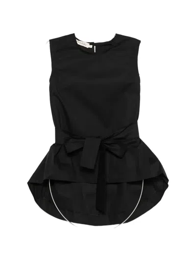 Moutaki Sleeveless Blouse In Black