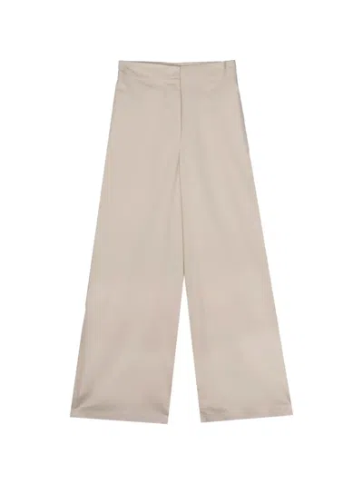 Moutaki Wide-leg Trousers In Brown