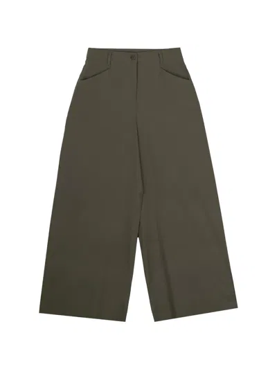 Moutaki Wide-leg Trousers In Green
