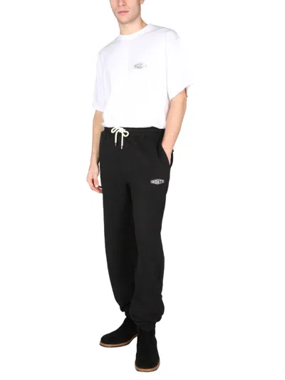 Mouty Cotton Jogging Trousers In Black