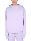 Mouty Logo-print Hoodie In Lilac